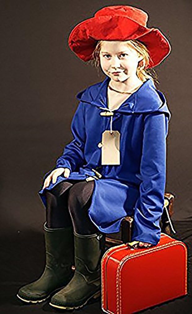 World Book Day- Station Bear Coat, Hat, Suitcase & Label Children's Fancy Dress Costume - All Ages