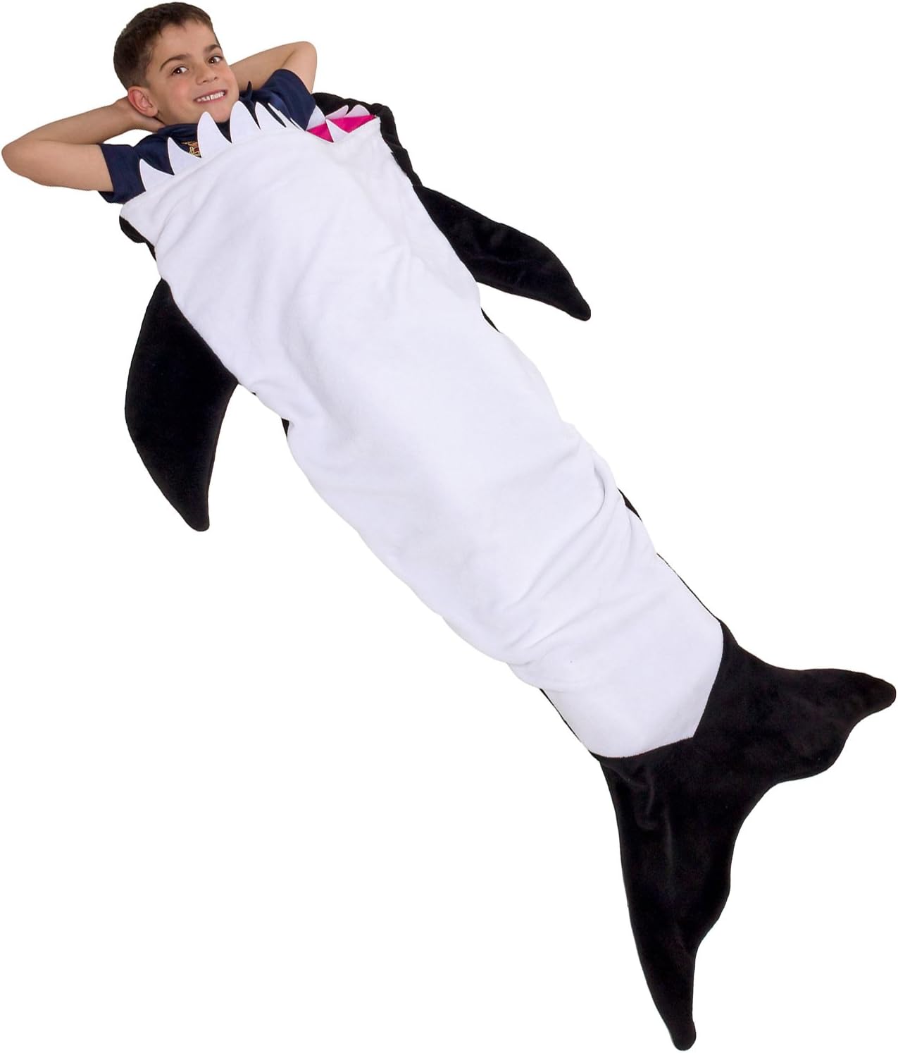 Silver Lilly Animal Tail Blanket - Plush Animal Sleeping Bag Blanket for Kids (Whale)