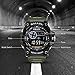 FANMIS Mens Analog Digital Sports Watches Multifunctional 50M Waterproof LED Alarm Backlight Watch Analog Large Face Electronic Alarm Stopwatch Countdown for Men