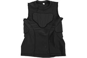 Keenso Youth Football Padded Shirt,Padded Compression Shirt Rib Protector for Football