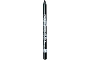 Rimmel London Scandaleyes Waterproof Kohl Kajal Eyeliner Pencil, Intense Color, Long-Wearing, Smudge-Proof, 001, Black, 0.04oz