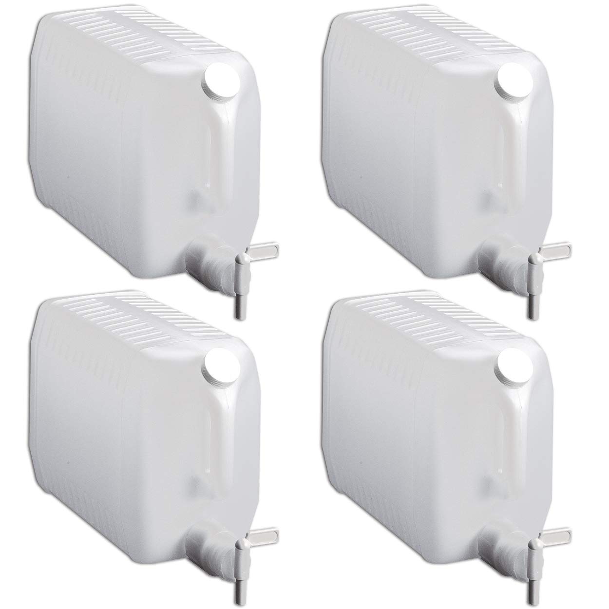 Glassware & Labware 4 Pack Natural Tolco 2.5 Gallon Plastic Dispenser