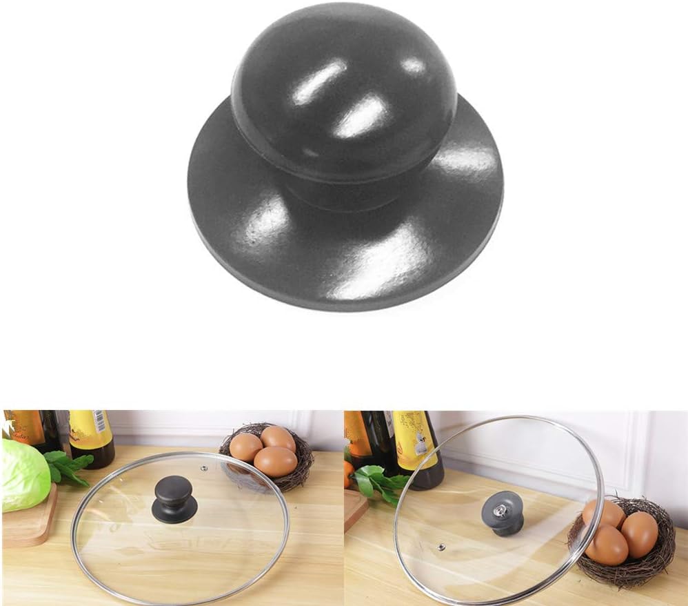 Qiorange Replacement Handle/Knob for Pan, Pot, Kettle Lids, Universal Handle, Accessory for Saucepan with Screws (Type A 1Pcs)
