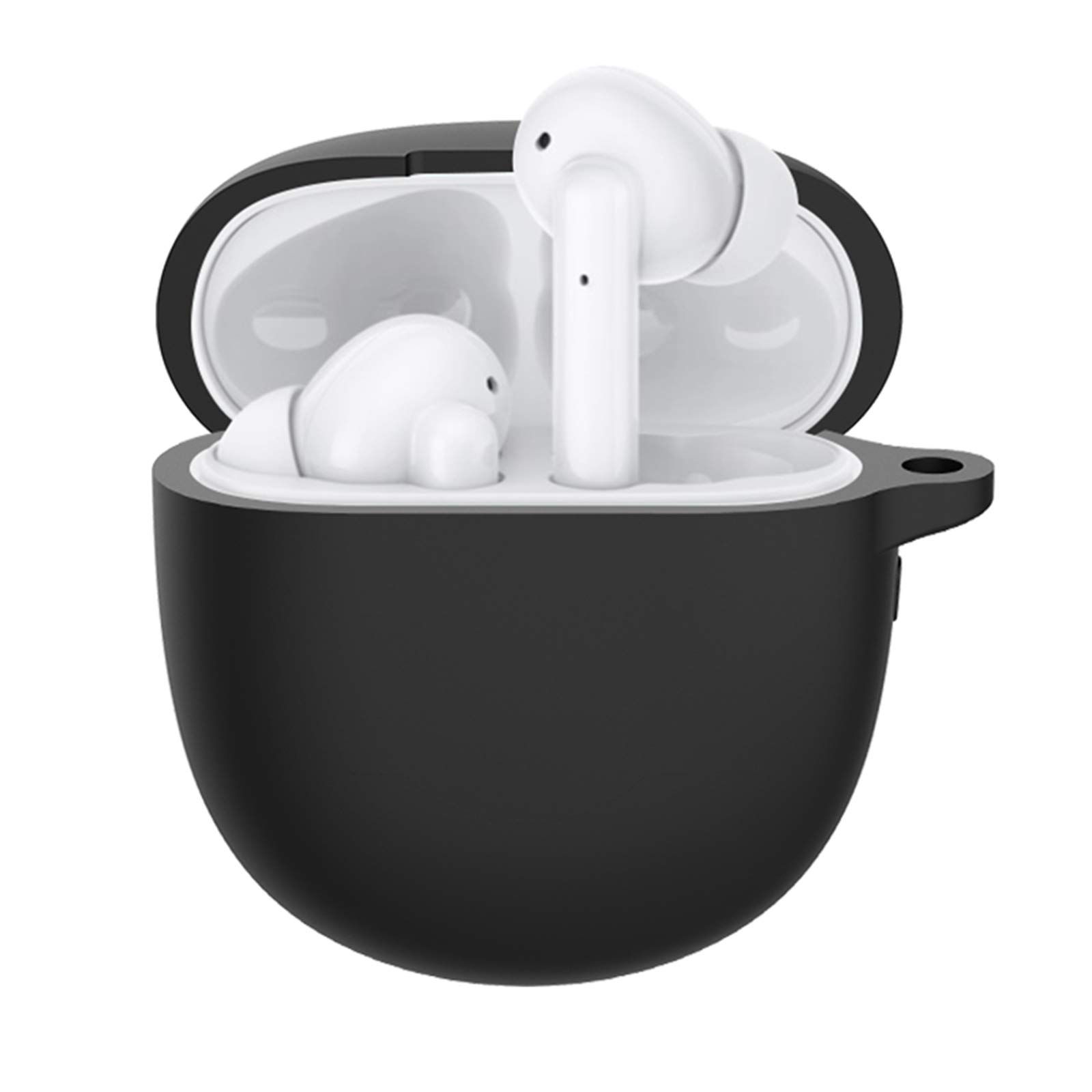 NOKOER Cilicone Case for Realme Buds Air Pro, Ultra-thin soft Cover, Slim-Fit,Anti-Fall,Not Easy to Dirty, Realme Buds Air Pro Case, Realme Buds Air Pro Cover - Black