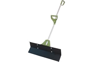 THEXCEPTIONAL Easy Doze-It 30" SnoPusher | Premium Performance Snow-Plow Shovel | Two Grip Aluminum Handle and Poly Blade | Snow Shoveling Walk & Driveway | Made in USA by Vertex Products | Model EX920.30