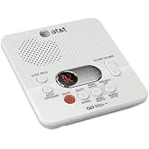 AT&amp;T (1740WH) Digital AnsweSystem with Time and Day Stamp, White, one size | 60-Minute Recording Time, Time/Day Stamp, Call Screening, Remote Access