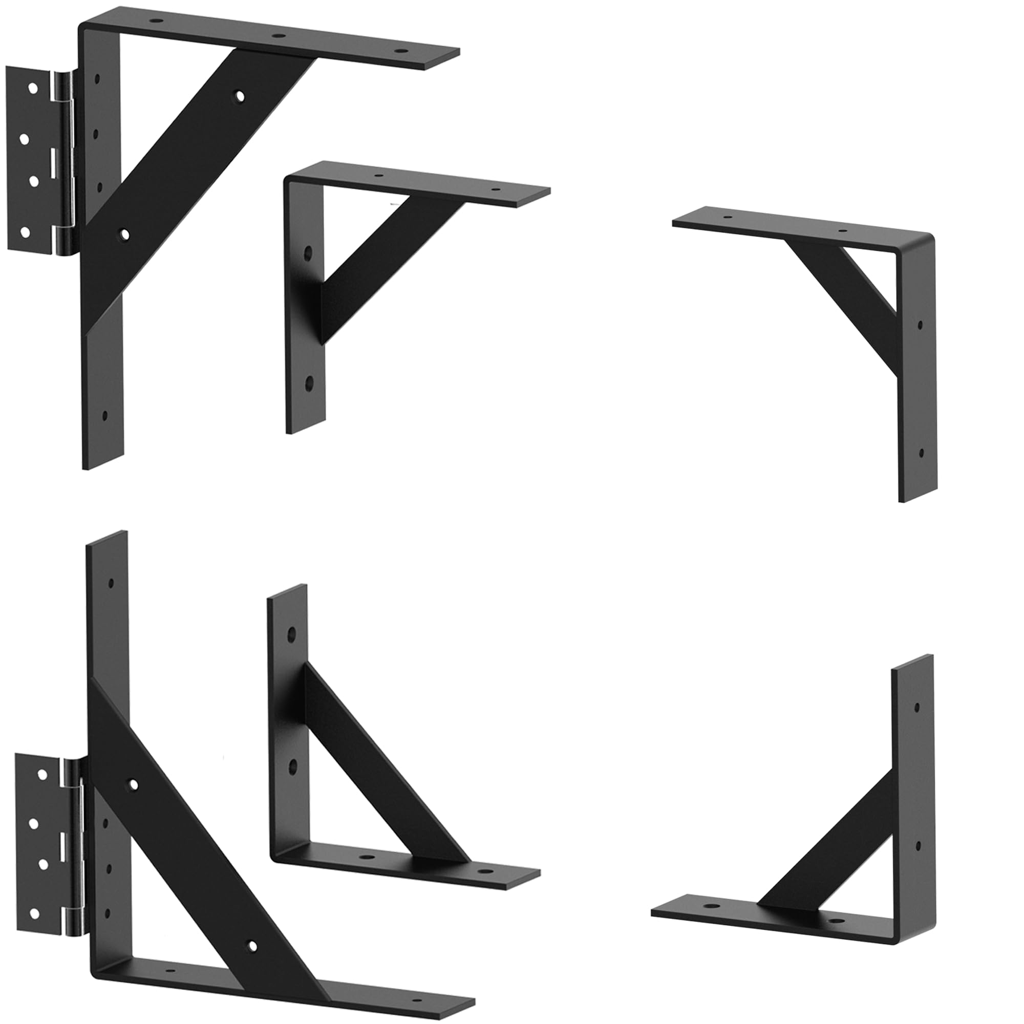 Photo 1 of [Heavy Duty]Sdstone Anti Sag Gate Kit, Gate Corner Brace Bracket, Adjustable gate Hardware kit for Wooden Fence Gate,Driveway Gates,Corral Gates