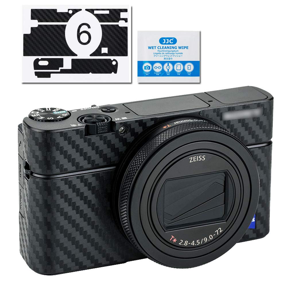 KIWIFOTOS Camera Body Skin Sticker Protective Wrap for Sony RX100 VI DSLR Camera - Anti-Scratch 3M Stickers Carbon Fiber Body Guard Film Decals Cover Shield Protector