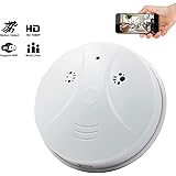 Yumfond Spy Hidden Camera, WiFi Smoke Detector Cam, HD 1080 Motion Detection Night Vision Loop Recording Security Nanny Cam, Wireless Mini Video Recorder for Home