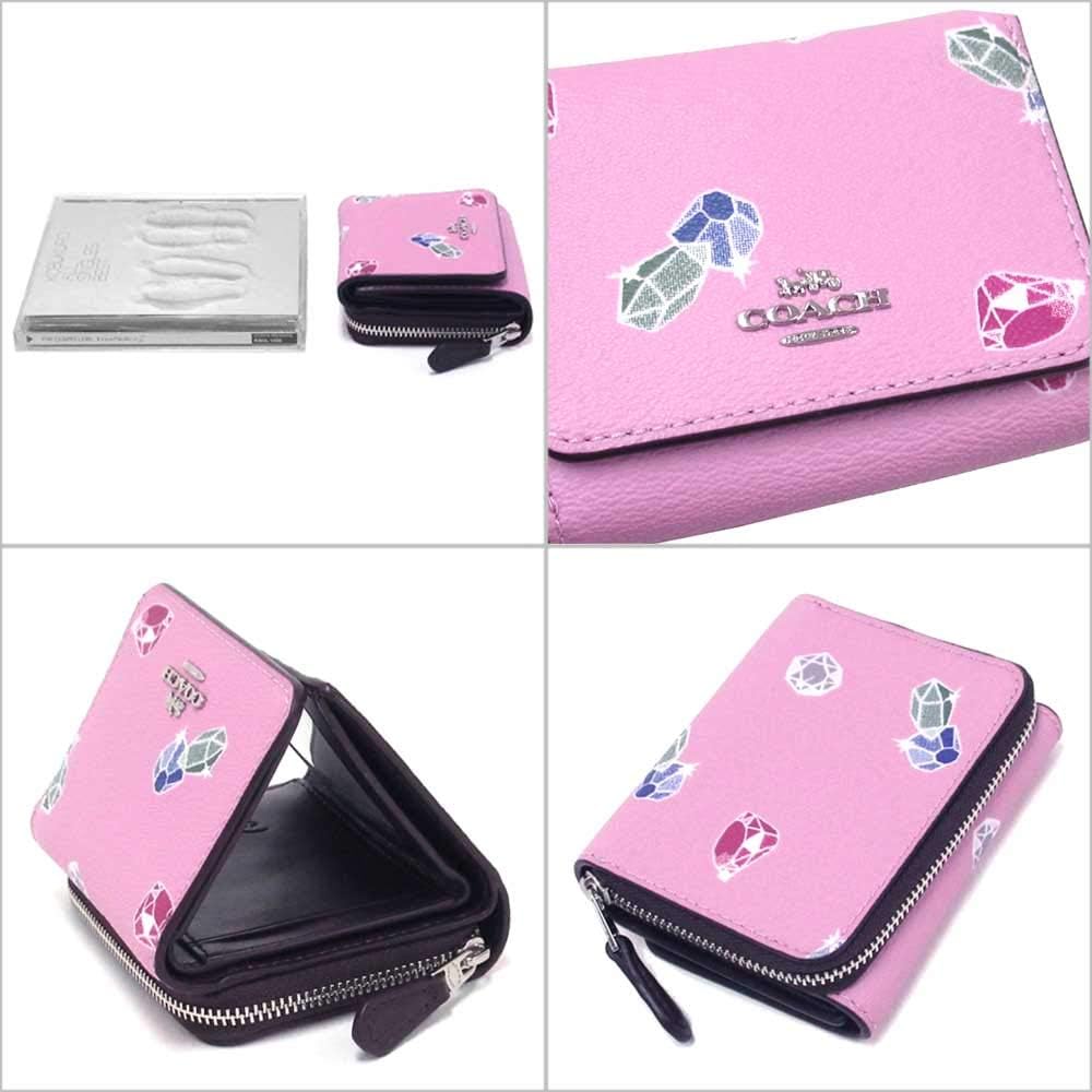 Amazon コーチ 財布 Coach アウトレット コーチ ディズニー コラボ 白雪姫と7人の小人 ジェムストーン スモール トライフォールド ウォレット 三つ折り財布 F Svosm 並行輸入品 Coach コーチ 財布