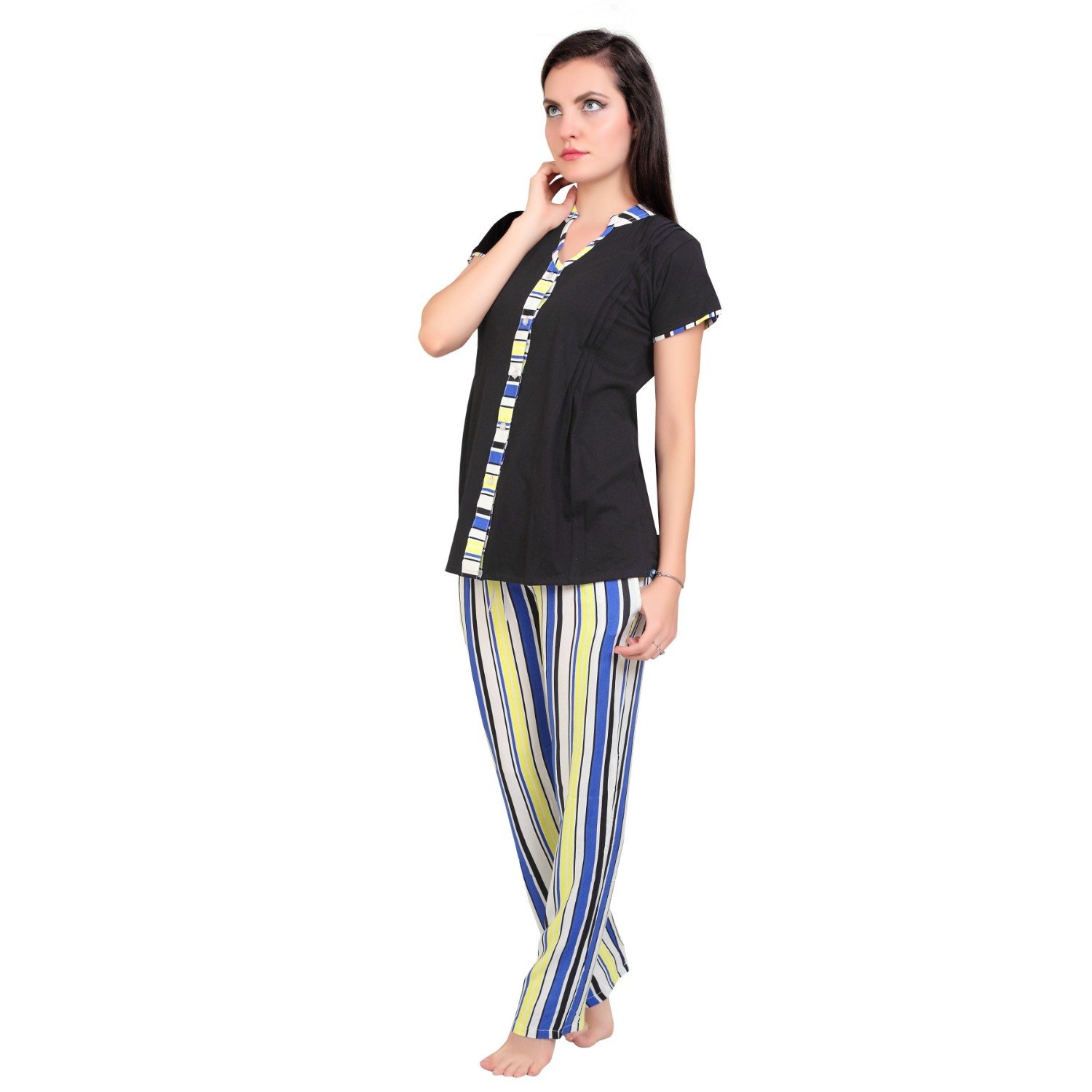 farry women's night wear- beautiful designer nightwear made of quality fabric nightsuit