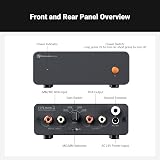 Fosi Audio BOX X5 Phono Preamp MM MC 38/48/56/66dB Gain RCA Jacks view 7