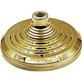ANLEY Floor Stand Base For Indoor Flagpoles, Compatible with 1.3 Inch, 1.1 Inch and 0.9 Inch Diameter Flag Pole - Gold