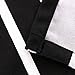 Utopia Kitchen Adjustable Bib Apron with 2 Pockets - Adjustable Neck Strap - 32-Inch by 28-Inch with Extra Long Ties, Black (Stripe, 1)