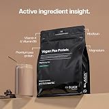 Protein Works Vegan Pea Protein BLACK Unflavoured 1kg 24g Protein view 3