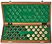 Checkers Set in Folding Wooden Case - 100 Playing Field - 15-1/2''