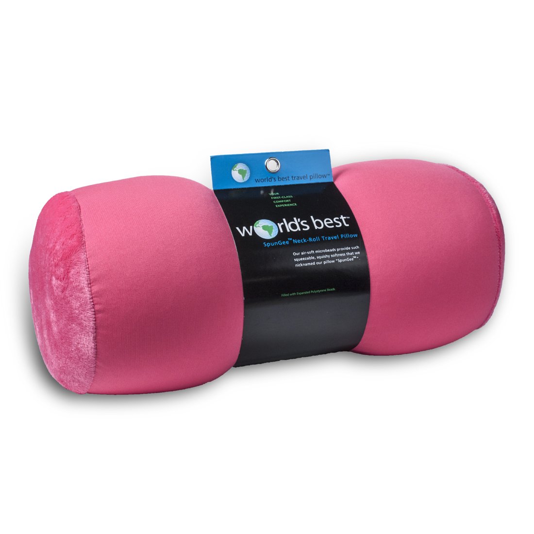 World S Best Air Soft Microbeads Tube Pillow Pink Free Shipping