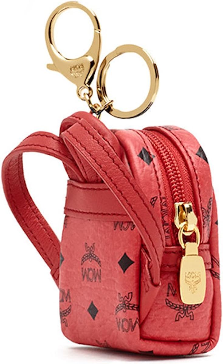 MCM Keychain Coin Pouch (Red) Amazon.co.uk Shoes & Bags