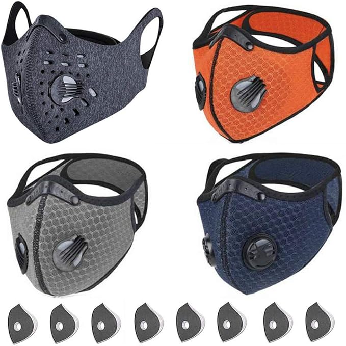 VARWANEO Sports_Dust_Mask_Filter_Reusable_Activated Carbon