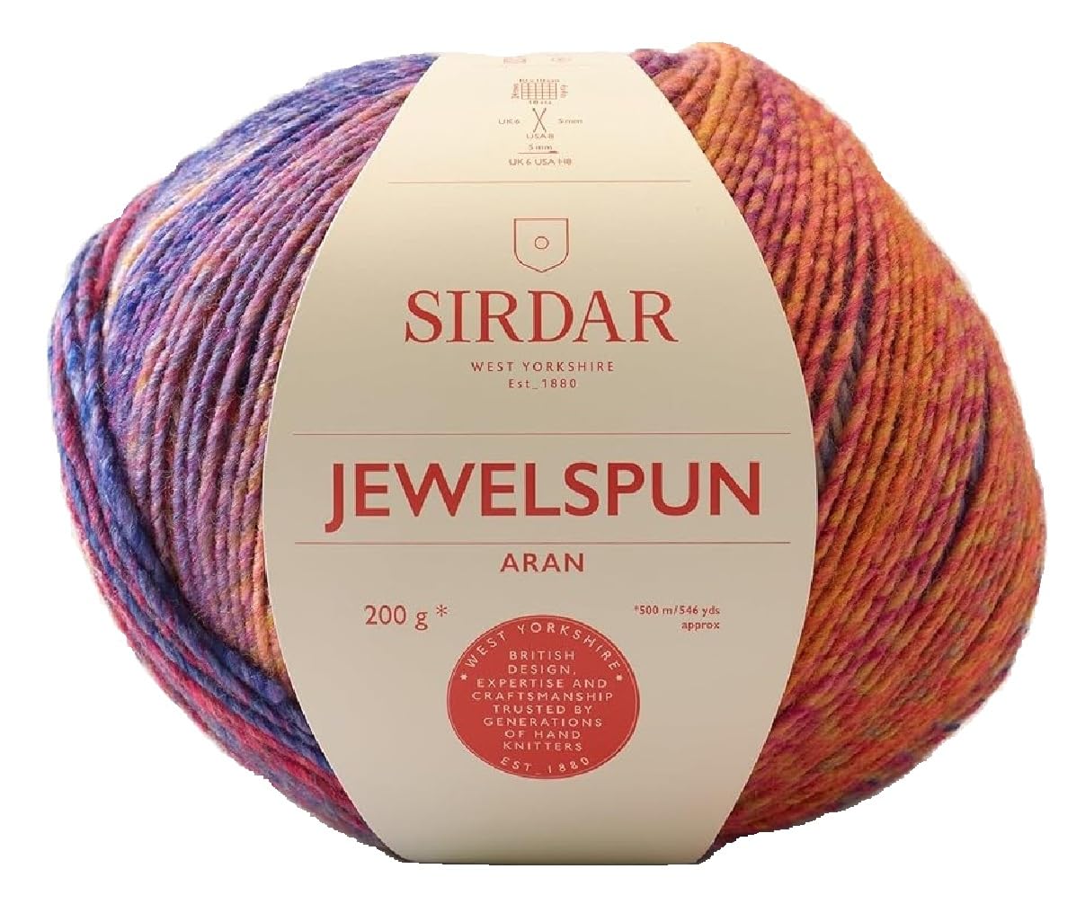 Sirdar Jewelspun Aran, Tourmaline Dream (850), 200g