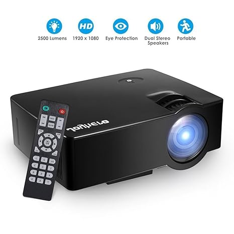 Proyector Videoproyector FullHD 2200 lúmenes Joyhero, Mini ...