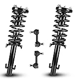 Front Struts Shock Absorber Sway Bar Links Kit Fit