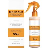 Kojic Acid Turmeric Peel Shot Keratin Care Spray, Peel Shot Turmeric Spray | Exfoliating Peeling Solution, Gentle Body Care for Smooth, At-Home Treatment for Smooth, Bright &amp; Glowing Skin