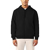 Dickies Mens Full Zip Thermal Lined Fleece Hoodie