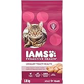 IAMS Proactive Health Urinary Tract Health Adult Dry Cat Food – with Chicken – 3.18KG (7LB) Bag