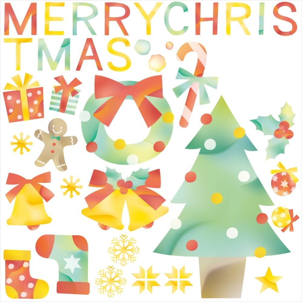 Amazon Co Jp ウォールステッカー クリスマス 飾り 90 90cm シール式 装飾 オーナメント ツリー リース クリスマス 壁紙 雑貨 ガラス 窓 Diy サンタ プチリフォーム パーティー イベント 賃貸 Wsl Ws ホーム キッチン