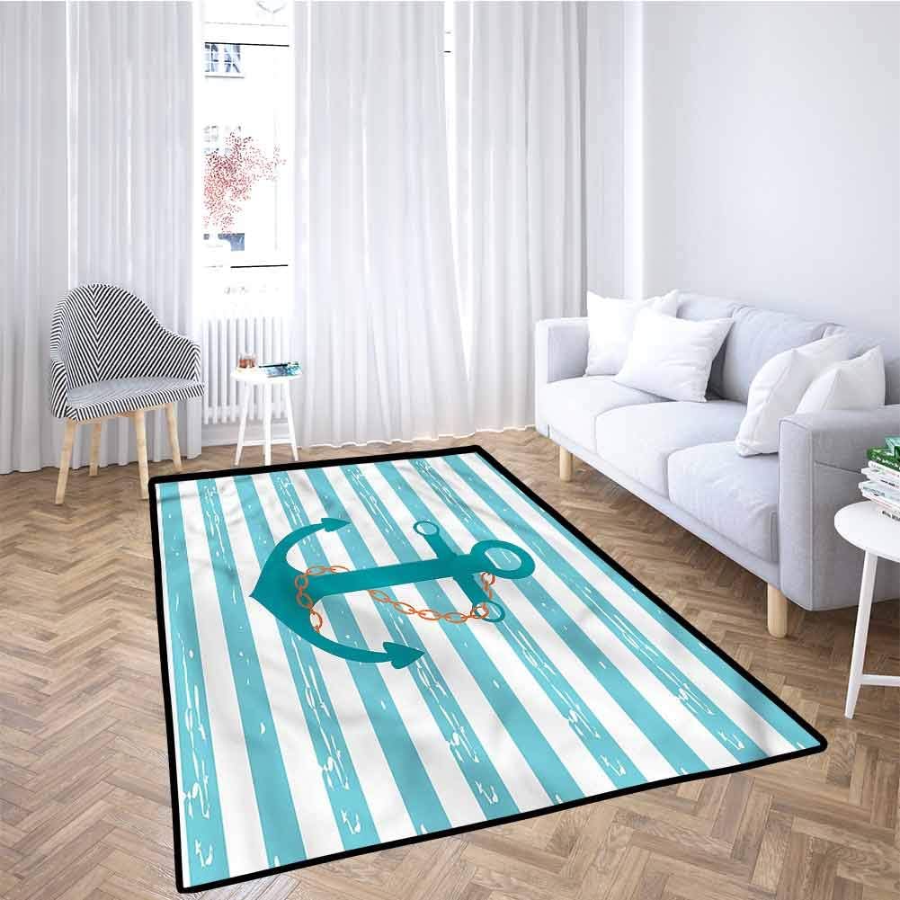 Taurus Skid-Resistant Rug The Sun on Bull Sign Stars Children Bedroom Rugs