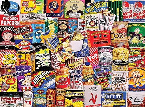 White Mountain Puzzles Popcorn - 550 Piece Jigsaw Puzzle
