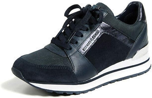 billie knit and leather sneaker