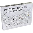 xUmp Periodic Table with Real Elements Inside Acrylic Block