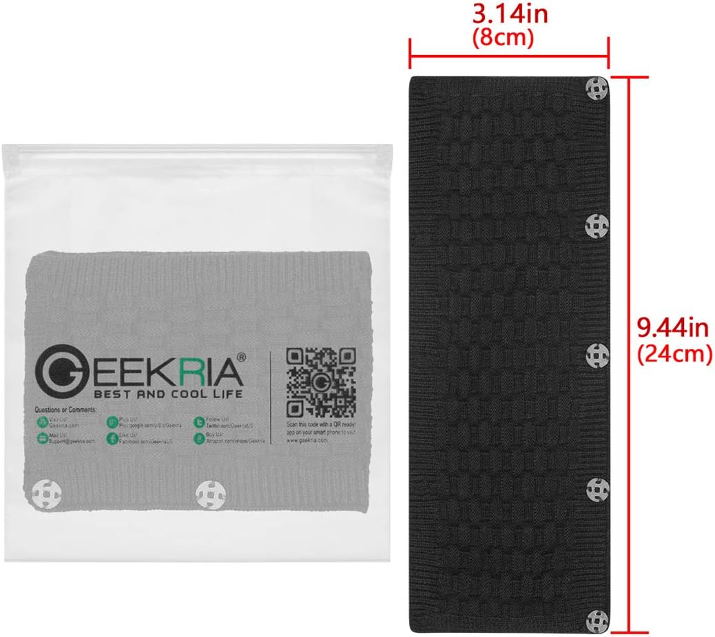 Geekria Knit Fabric Headband Cover Compatible with Bose QC35 II, QC25, QC15, QC2 Headphones - Image 3