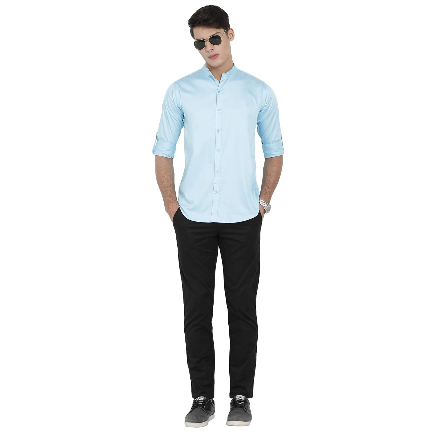 m express men's cotton full sleeves shirt (mx_cc_sf)