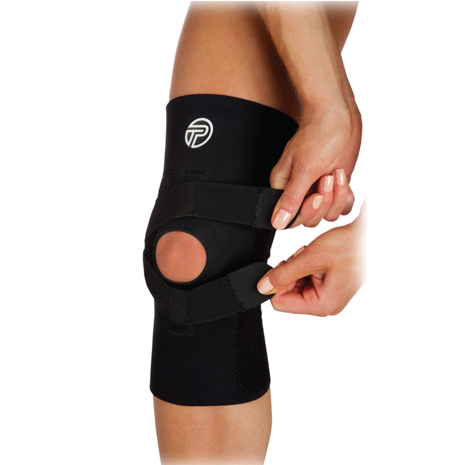 Pro-Tec Athletics Medium J-Lat Lateral Subluxation Support for Left Knee,black