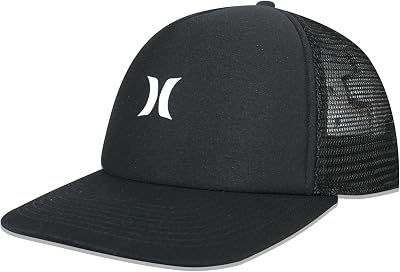 W Icon Trucker Hat, Cap Mujer, Preta (Black), Talla Única