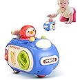 VoMii Montessori Toddler Toys for 1 Year Old, Sensory Press and Go Toy Car for Toddlers 1-3, Travel Activities Busy Cube Toys for Learning Fine Motor Skills, Baby Gifts for Activity Cube