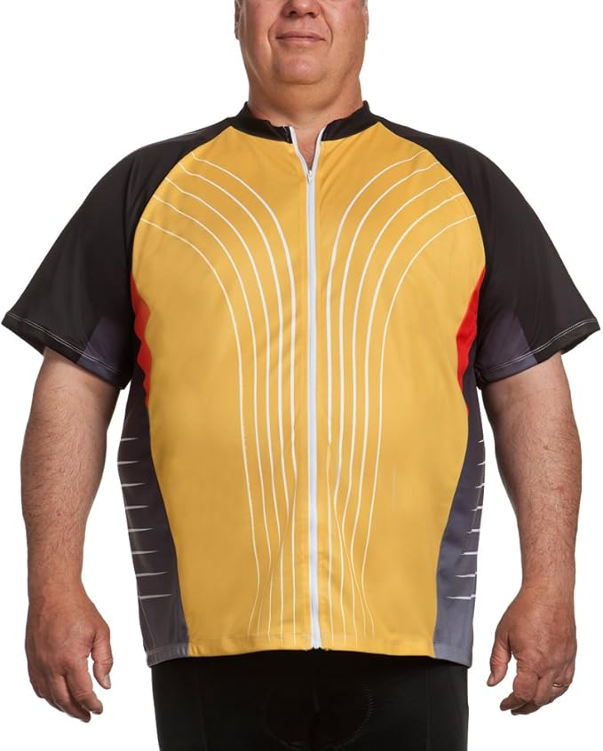Big Men's Loose Fit Moisture Wicking Cycling Jersey