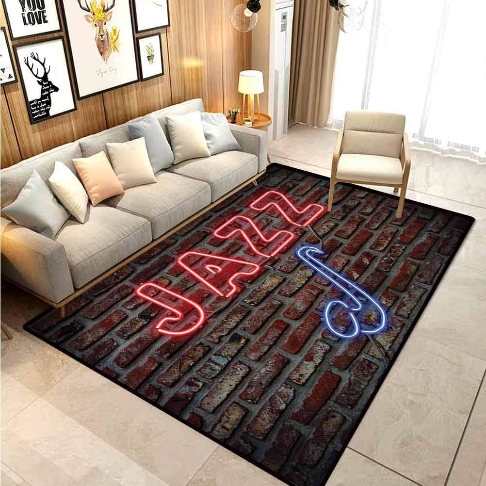 Jazz Music Decor Classroom Rugs Elementary Contemporary