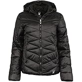 Spyder Women's Alyce Short Puffer Jacket, Black Cire Medium