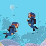 umorismo 2 Pcs Diver Floating Aquarium Decorations Balloons view 4