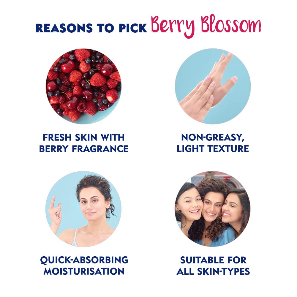 nivea soft berry blossom cream