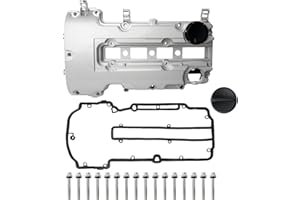 Upgraded Aluminum Valve Cover with Gasket, Bolts & Oil Filler Cap Compatible with 2011-2020 Chevy Cruze Sonic Trax Volt ELR B