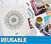 3DIY Emma Mandala & Motivational Quotes Coloring Book For Adults, Have Fun And Get Creative, Good For Stress Relief, Comes As A Set With A Beautiful Reusable Eco Friendly Matching Cotton Tote Bag