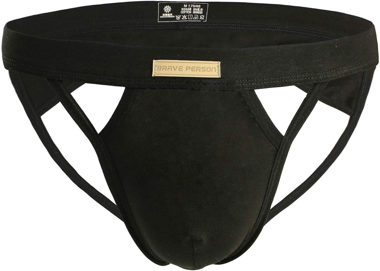 JQJPJOSIE Men's Breathable Cotton Jockstrap Support and Protection