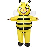 XYJKIDSES Inflatable Bee Costume for Adults, Inflatable Bee Costumes Funnny Blow Up Bumblebee for Halloween Cosplay Party & Carnival