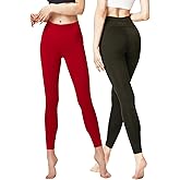 DEVOPS Women's 2 Pack Thermal Long Johns Underwear Leggings Pants