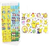 Pokemon Party Favor Set: 12 Pencils & 24 Pikachu Temporary Tattoos